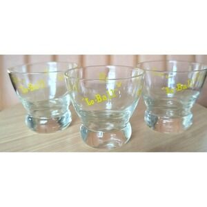 Vintage  MCM Eva Zeisler‎ Lo-Ball Lowball Cocktail Barware Drinking Glass Yellow
